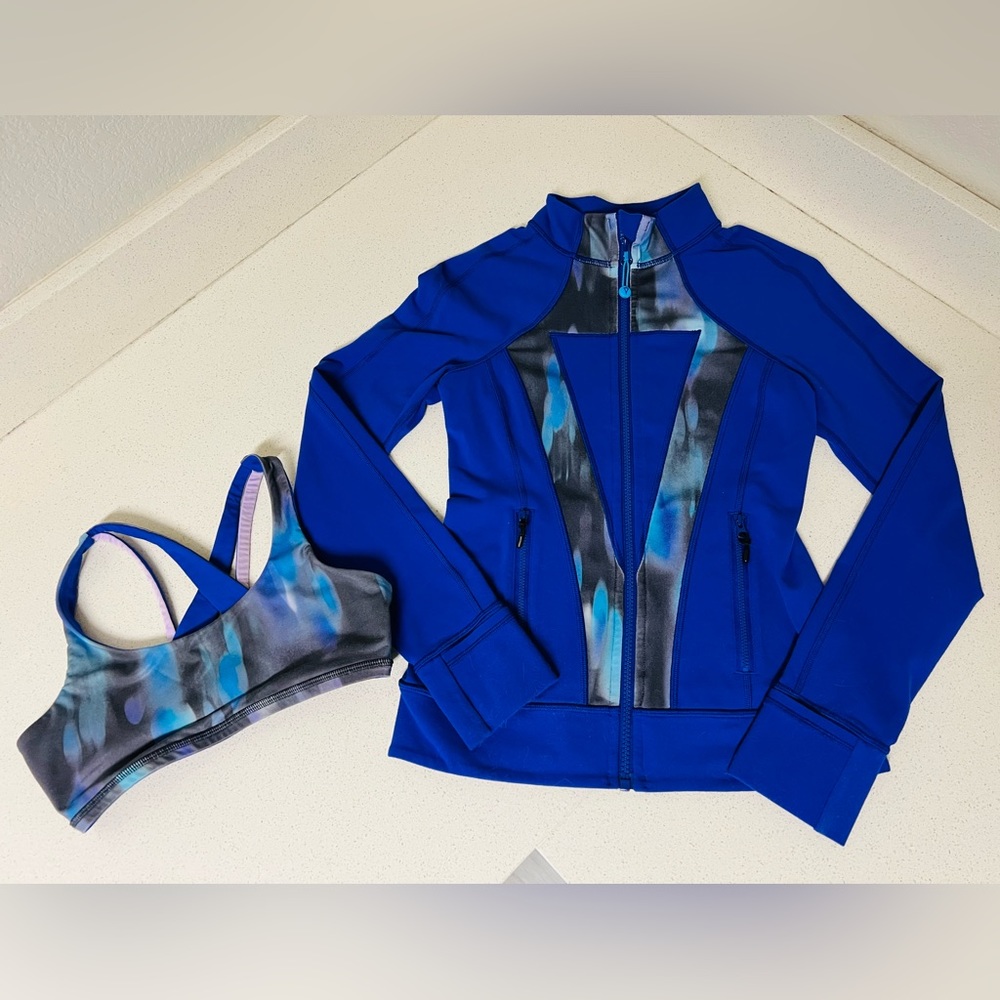 Girls Ivivva Jacket & Matching Reversible Sports Bra
